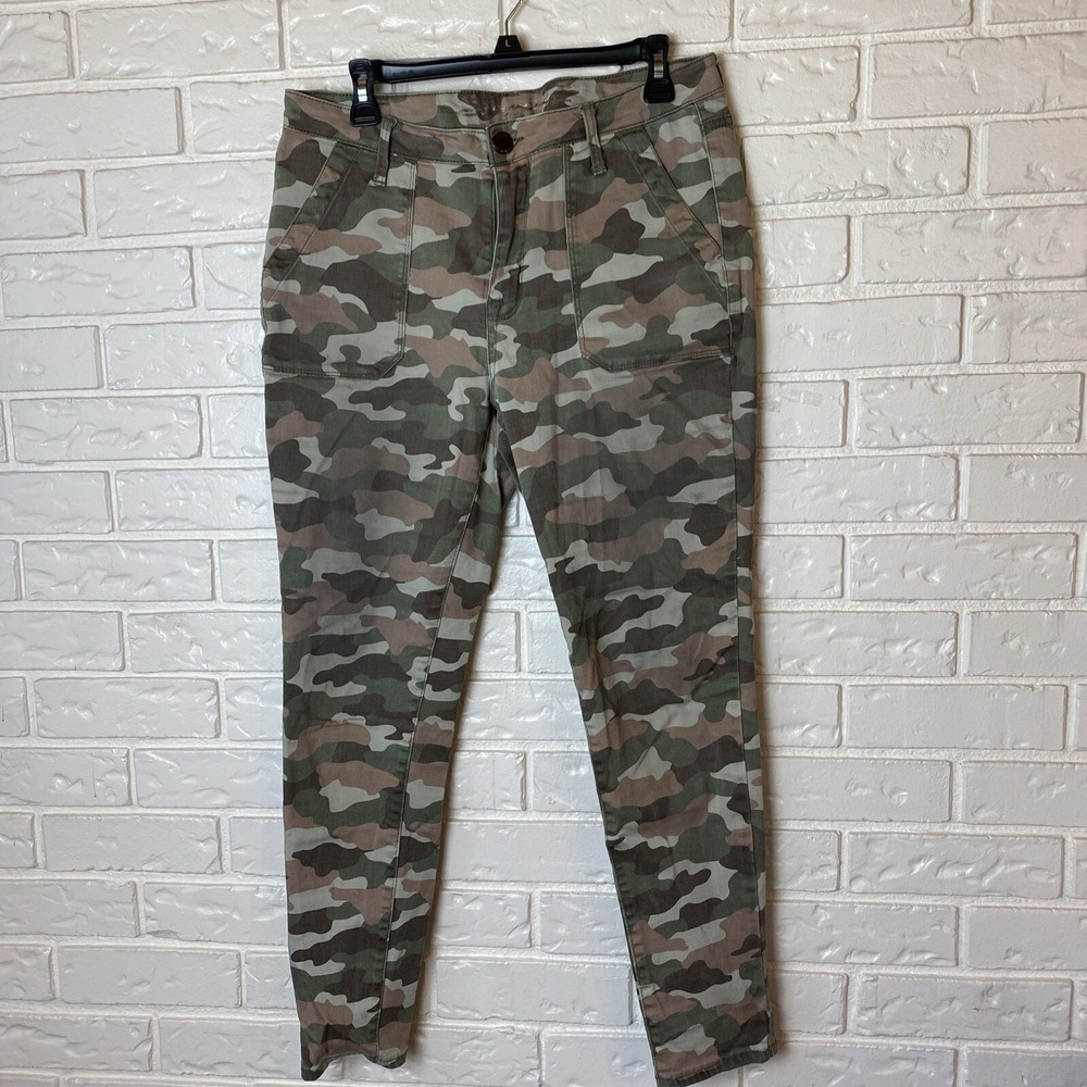 SEVEN7 Womens Camo Pants Midrise Ankle Skinny Women's Size‎ 10